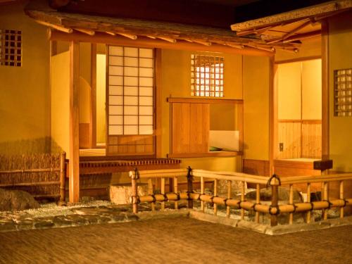 a building with at Ooedo Onsen Monogatari Yamashiro Saichoraku in Kaga