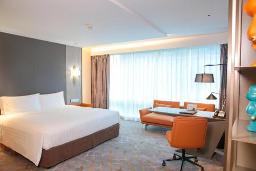 Katil atau katil-katil dalam bilik di Pullman Shanghai Central - In XinTianDi & Yu Garden Area