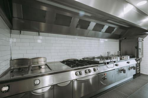 Cuisine ou kitchenette dans l'établissement Kamphuis Heideven