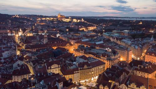 
Blick auf Residence St Havel Prague Old Town aus der Vogelperspektive
