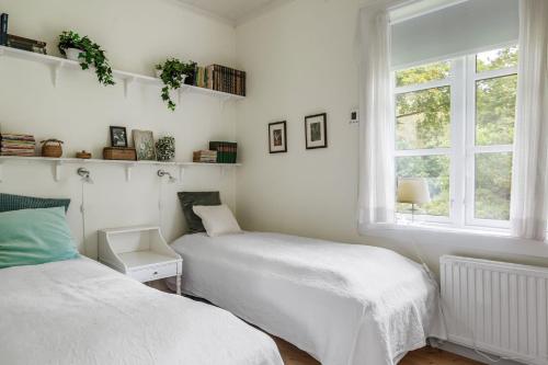 Postel nebo postele na pokoji v ubytování Nice holiday home in Rydaholm close to lake
