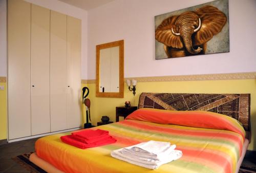 Postel nebo postele na pokoji v ubytování Bed and Breakfast Roma