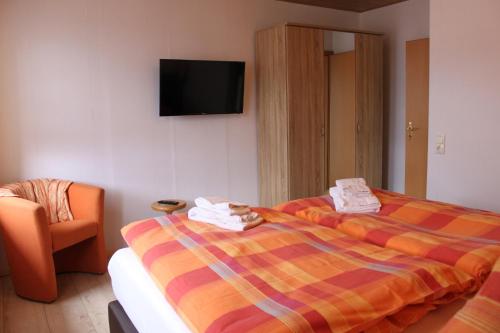 Postel nebo postele na pokoji v ubytování Ferienwohnung Maja