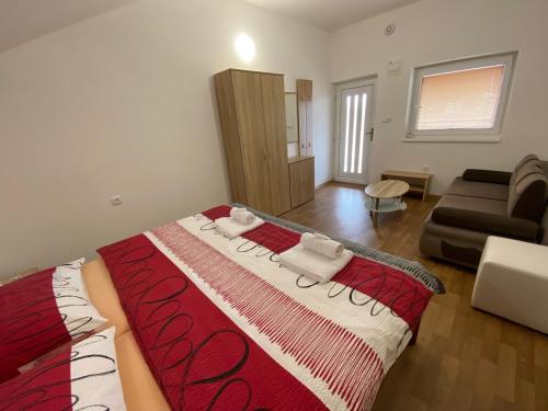Postel nebo postele na pokoji v ubytování Penzion Trödler