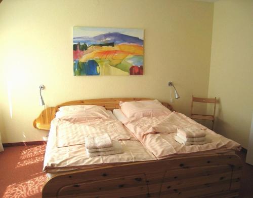 Cama o camas de una habitación en Am Hof 2