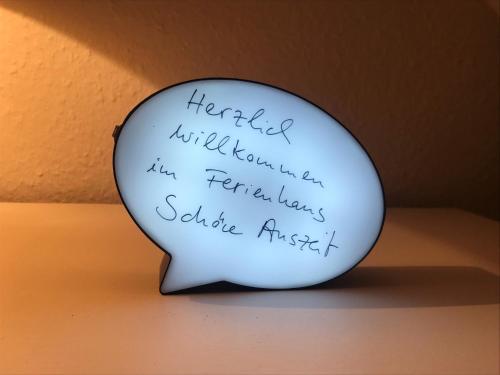 a speech bubble with writing written on it at Schöne Auszeit RE14 in Sögel