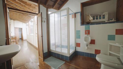 Koupelna v ubytování Casa La Monja