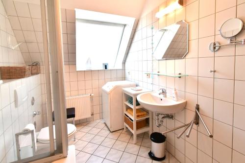 Ostseewelle Whg 8 tesisinde bir banyo