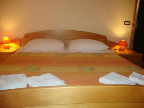 Katil atau katil-katil dalam bilik di Bed & Breakfast Antico