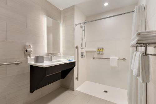 Holiday Inn Express - Jamaica - JFK AirTrain - NYC, an IHG Hotel tesisinde bir banyo