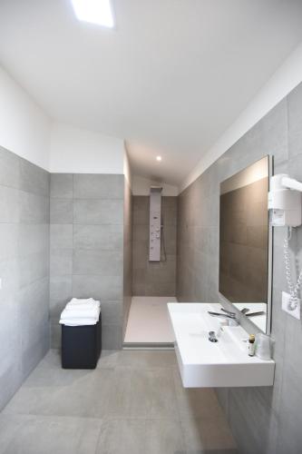 Koupelna v ubytování Agriturismo Borgo Imperiale