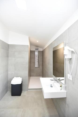 Koupelna v ubytování Agriturismo Borgo Imperiale