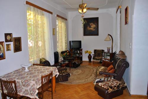 TV a/nebo společenská místnost v ubytování Tamar Guest House