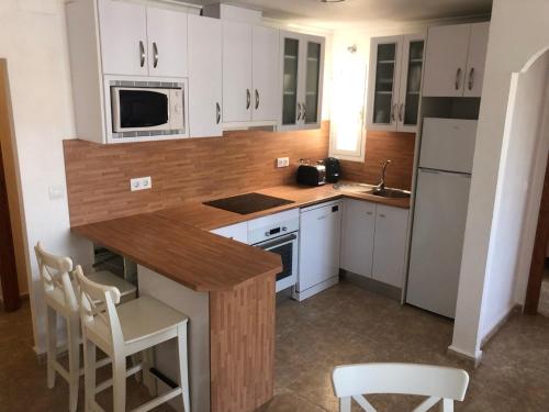 Køkken eller tekøkken på Agua marina