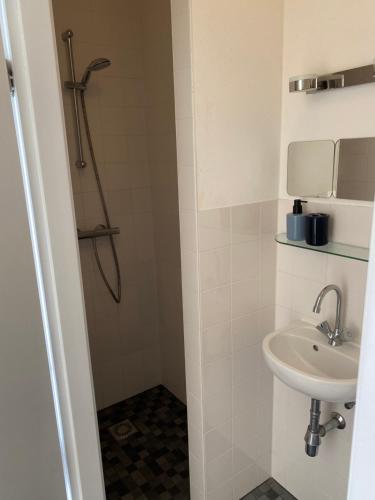Koupelna v ubytování ‘T Vissershuisje