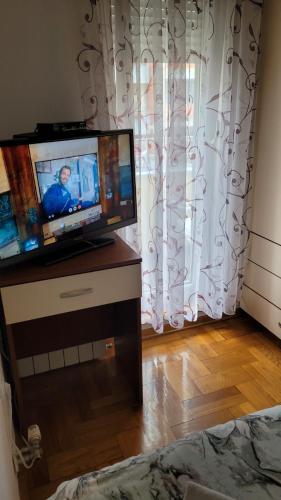 Μια τηλεόραση ή/και κέντρο ψυχαγωγίας στο Apartman Ema