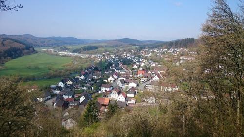 Loftmynd af Ferienhaus Dornhecke