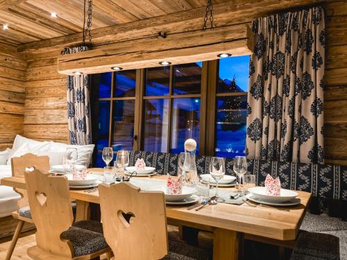 Restaurace v ubytování Stadl Chalet Ischgl