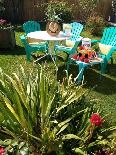 Jardin de l'établissement Sucrée et Douceur