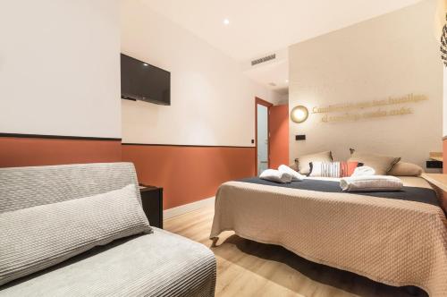 Кровать или кровати в номере Cálamo Guesthouse