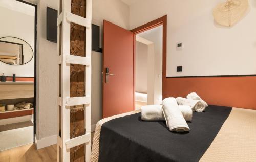 Кровать или кровати в номере Cálamo Guesthouse