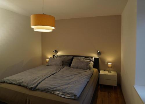 Ein Bett oder Betten in einem Zimmer der Unterkunft Hide-Away