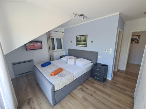 a bedroom with a bed in a room at Villa Patricia in Stari Grad