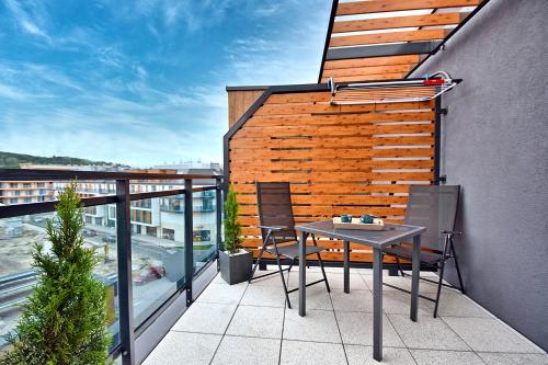 Balkoni atau teres di Apartamenty Bel Mare SeaView by Rent like home