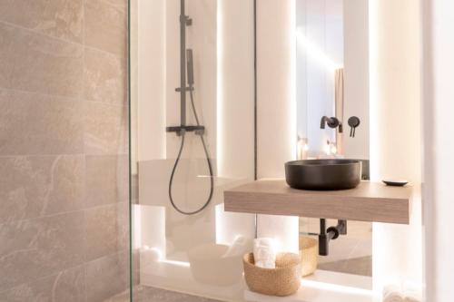 Koupelna v ubytování Suites Alfonso X