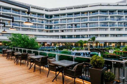 Balkón nebo terasa v ubytování Selene Beach & Spa Hotel - Adult Only - Ultra All Inclusive