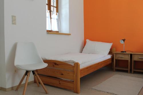 Кровать или кровати в номере Gasthof Sonnenterrasse - 24h Self-Check-in