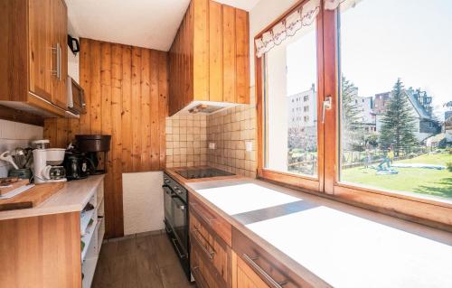Η κουζίνα ή μικρή κουζίνα στο Odalys Chalet Sabot de Venus