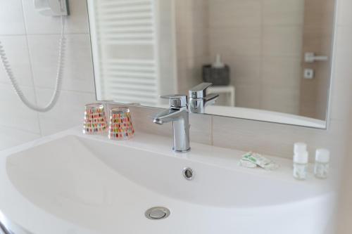 Kúpeľňa v ubytovaní Le Stanze dei Poeti e del Vino