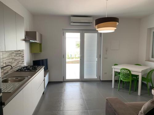 Η κουζίνα ή μικρή κουζίνα στο Villa Agamennone