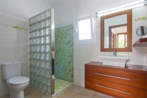 Phòng tắm tại Villa Sol