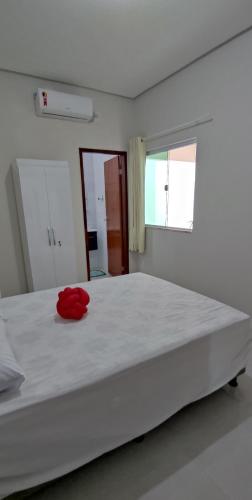 Ένα ή περισσότερα κρεβάτια σε δωμάτιο στο Casa do Lamarques