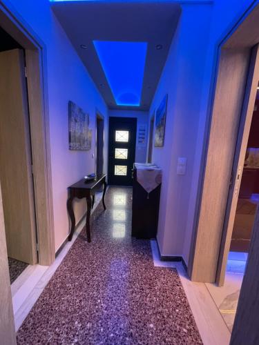 Ένα ή περισσότερα κρεβάτια σε δωμάτιο στο Efis guest house near Nafpaktos-Fully Equipped Home