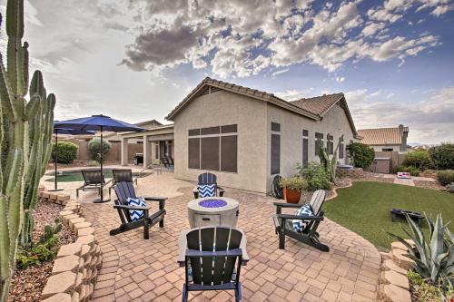 Estrella Mountain Home with Fire Pit and Outdoor Oasis