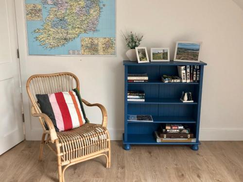 Knihovna v bed and breakfast