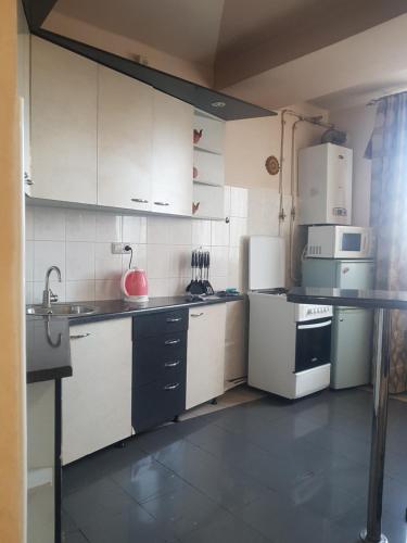 Apartment at Sayat Nova Street tesisinde mutfak veya mini mutfak