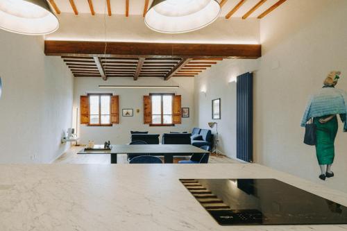 Χώρος καθιστικού στο Ser Ridolfo 14 Loft - unconventional place to stay