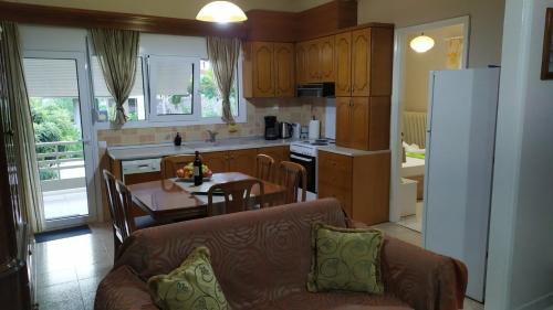 Kuchyň nebo kuchyňský kout v ubytování Nikos, Old Kalabaka Apartment