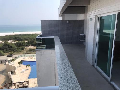 Uma varanda ou terraço em Lebon Vivant cobertura vista mar