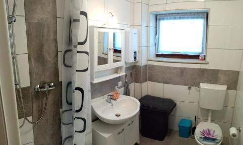 Phòng tắm tại Haus Affalterthal