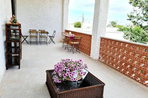 Μπαλκόνι ή βεράντα στο Villa Aurora, splendida vista mar Jonio Taranto