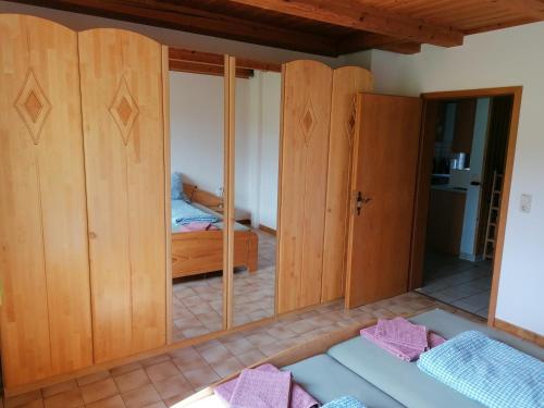 Postel nebo postele na pokoji v ubytování Gockel Haus