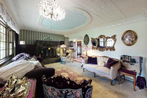 Posezení v ubytování Ranchita Avalon