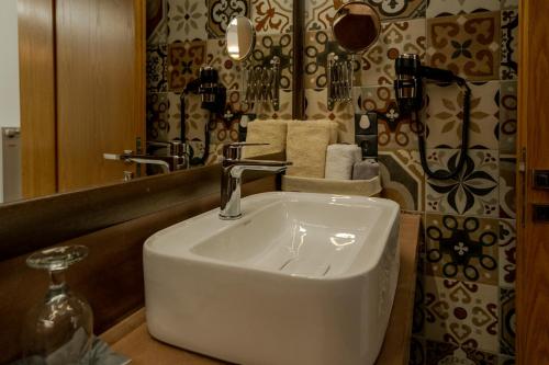 Koupelna v ubytování Hotel Meteora