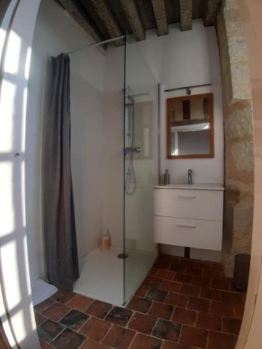 Ένα μπάνιο στο Suite 2 - Les Grands Degrés Saint Louis