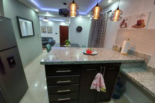 Kuchyň nebo kuchyňský kout v ubytování 4to nivel 2 habitaciones 2 baños Alma Rosa I